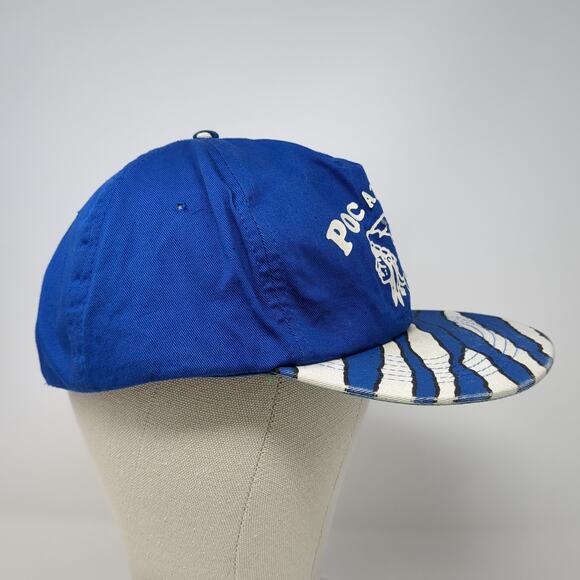 Pocatello Snapback 5 Panel Cap Blue One Size American Headdress Graphic Vintage - Picture 5 of 9